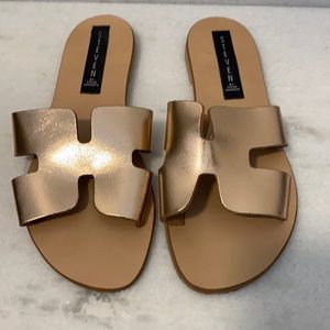 Steve Madden Greece sandals gold 6.5